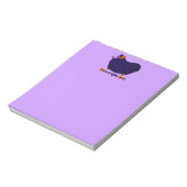 紫おもしろいRam年中国の〔占星術の〕十二宮図メモ帳 ノートパッド (回転)