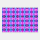 紫およびピンクの棚ライナーまたは引き出しライナー ラッピングペーパーシート (正面2)