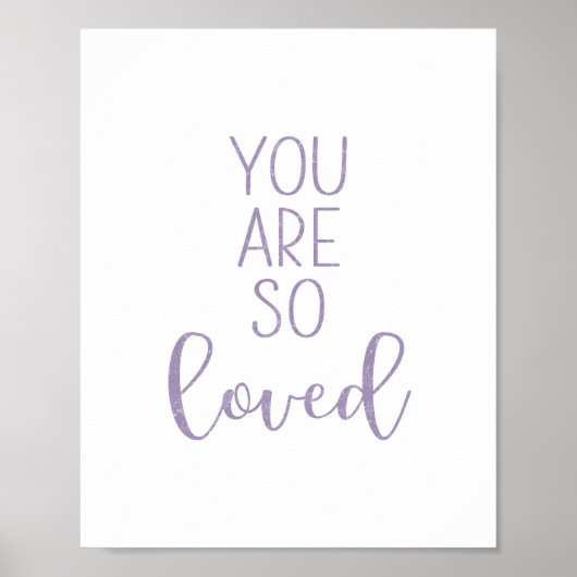 紫お前はとても愛されている ポスター (正面)