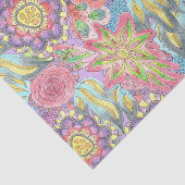 紫お洒落にボヘカラフルミアンの花 薄葉紙 (詳細)