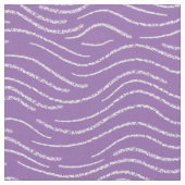紫お洒落の波線の走ストライプの書 ファブリック (クローズアップ)