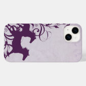 紫お洒落ガーリーの野馬 Case-Mate iPhoneケース (裏面 (横))