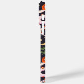 紫お洒落ヘビと植物学パーソナライズされた- Case-Mate iPhoneケース (裏面 / 左)