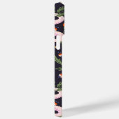 紫お洒落ヘビと植物学パーソナライズされた- Case-Mate iPhoneケース (裏面 / 右)