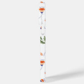 紫お洒落ヘビと植物学パーソナライズされた- Case-Mate iPhoneケース (裏面 / 左)