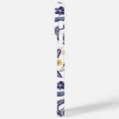 紫お洒落ヘビと植物学パーソナライズされた- Case-Mate iPhoneケース (裏面 / 左)