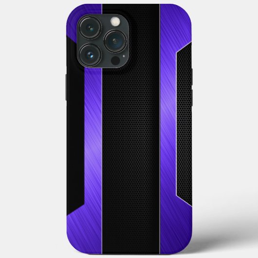 紫お洒落金属 Case-Mate iPhoneケース (裏面)