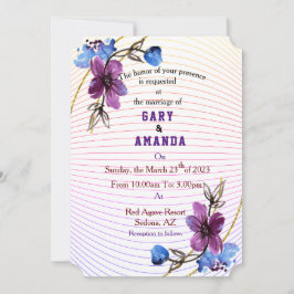 紫からスティック 招待状