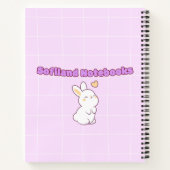 紫かわいい女の子💜✨💗 ノートブック (裏面)