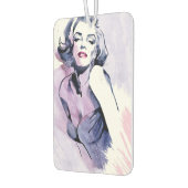 紫かわいらしで カーエアーフレッシュナー (左)