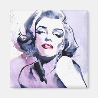 紫かわいらしで マグネット