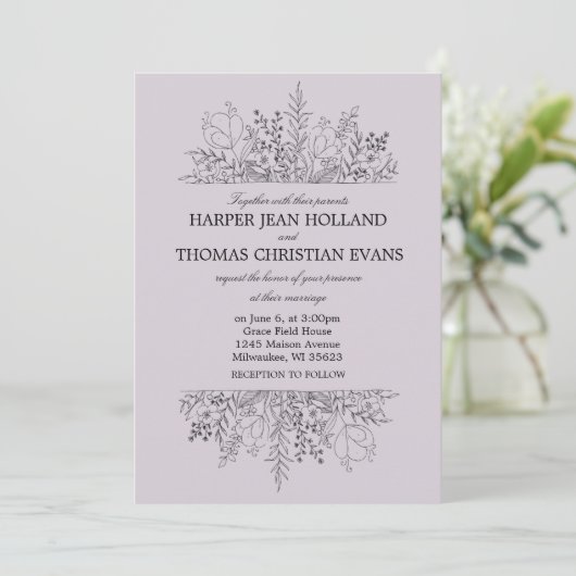 紫かわいらしで 招待状 (スタンド正面)