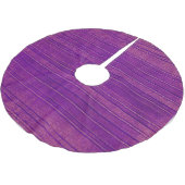 紫かわいらしとピンクの動揺してストライプ模様 ブラッシュドポリエステルツリースカート (アングル)