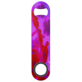 紫かわいらしと赤のガーデンフロックスの花 スピード栓抜き (正面)