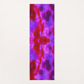 紫かわいらしと赤のガーデンフロックスの花 ヨガマット (正面)