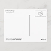 紫かわいらしの写真。 ポストカード (裏面)