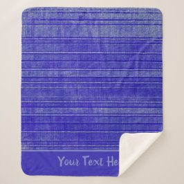 紫かわいらしの動揺してストライプ模様 シェルパブランケット