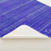 紫かわいらしの動揺してストライプ模様 シェルパブランケット (3/4)