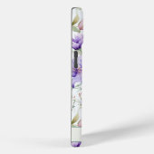 紫かわいらしの名前をカスタムするの水彩虹彩 Case-Mate iPhoneケース (裏面 / 右)