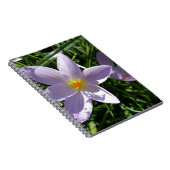 紫かわいらしの園花。美丽的紫色花 ノートブック (右側)