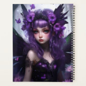 紫かわいらしの妖精 プランナー手帳 (裏面)