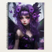 紫かわいらしの妖精 プランナー手帳 (正面)