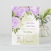 紫かわいらしの花は幾何結婚的に 招待状 (スタンド正面)