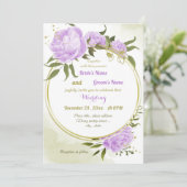 紫かわいらしの花は幾何結婚的に 招待状 (スタンド正面)