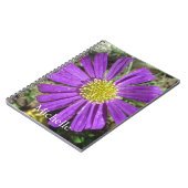 紫かわいらしの花名 ノートブック (左側)