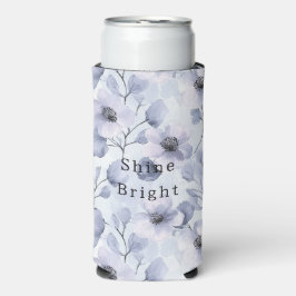 紫かわいらしの花 スリム缶クーラー