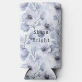 紫かわいらしの花 スリム缶クーラー (正面)