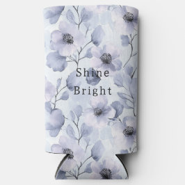 紫かわいらしの花 スリム缶クーラー