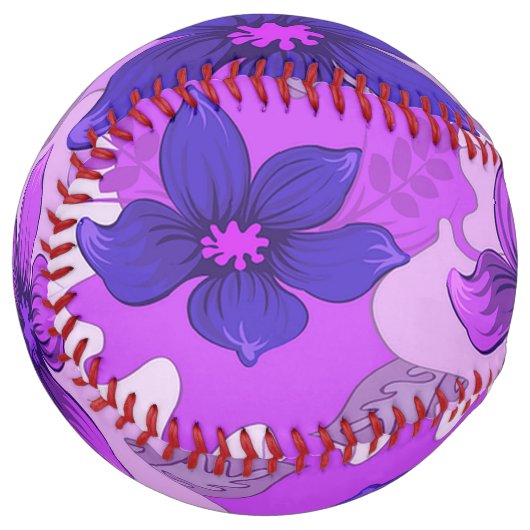 紫かわいらしの花 ソフトボール (正面左)