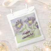 紫かわいらしの花 フェイバーバッグ (クリップ留めされた状態)