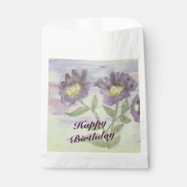 紫かわいらしの花 フェイバーバッグ