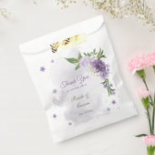 紫かわいらしの花 フェイバーバッグ (封をした状態)