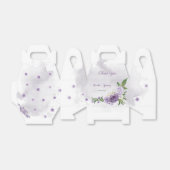 紫かわいらしの花 フェイバーボックス (折り畳みなし)