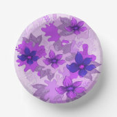 紫かわいらしの花 ペーパーボウル (正面)