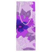 紫かわいらしの花 ワインギフトバッグ (裏面)