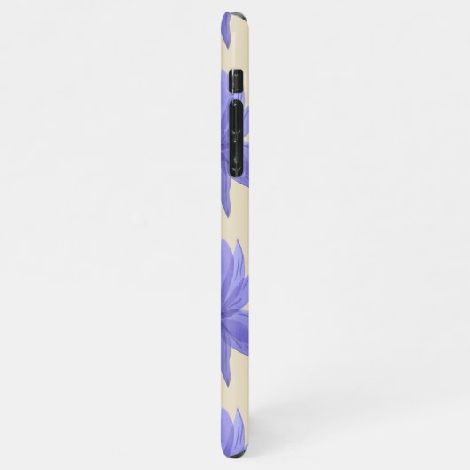 紫かわいらしの花 iPhoneケース (左側)