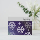 紫かわいらしの雪 シーズンポストカード (スタンド正面)