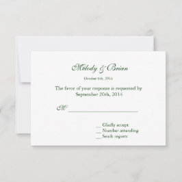 紫かわいらしエレガントデイジー花夏rsvp 出欠カード