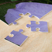 紫かわいらしクレマチス ジグソーパズル (側面)