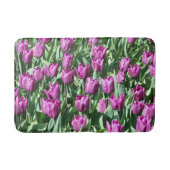 紫かわいらしチューリップフローラ バスマット (正面)