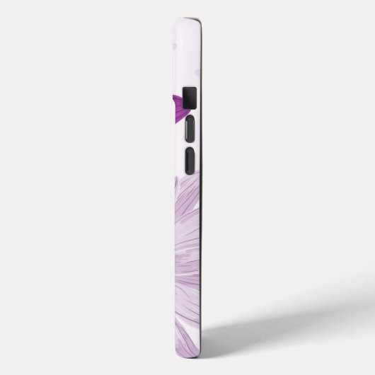 紫かわいらしデイジー | カスタムフローラ Case-Mate iPhoneケース (裏面 / 左)