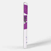 紫かわいらしデイジー | カスタムフローラ Case-Mate iPhoneケース (裏面 / 右)