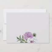 紫かわいらしフローラとクロス母賛美ズ 招待状 (裏面)