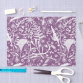 紫かわいらしフローラ植物学 薄葉紙 (クラフト)