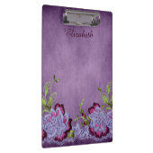 紫かわいらしフローラ クリップボード (右)