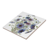 紫かわいらしフローラ タイル (側面)